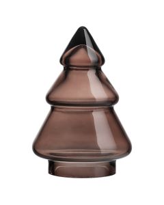 Hadeland Glassverk Gran Juletre Mørk Kakao 250mm