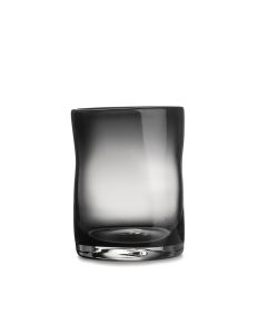 Hadeland Glassverk Sine Vase 20,5x16cm Røkgrå